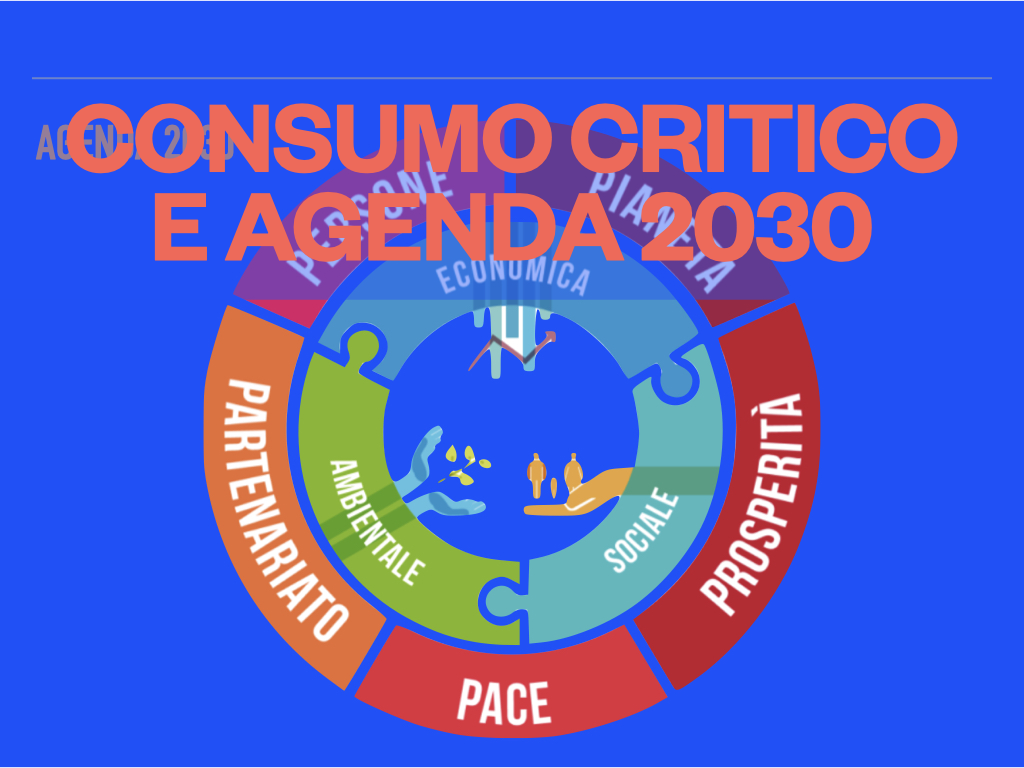 Consumo critico e Agenda 2030